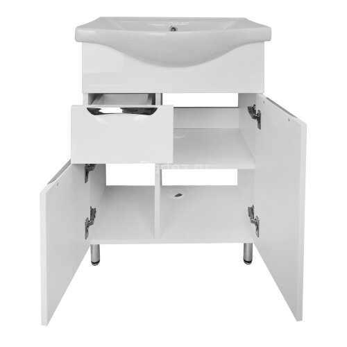 Комплект тумба Стиль- 60/1 600х450х840 с раковиной Basic 60 (CS00070392)