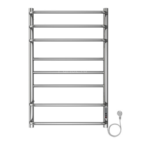 Полотенцесушитель электрический AZARIO MILAN 500/800 8 секций, диммер справа, хром (AZ90858)