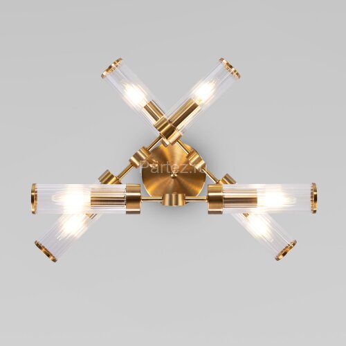 Потолочная люстра Eurosvet 60166/6 латунь