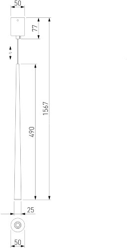 Подвесной светильник Elektrostandard 50257 LED