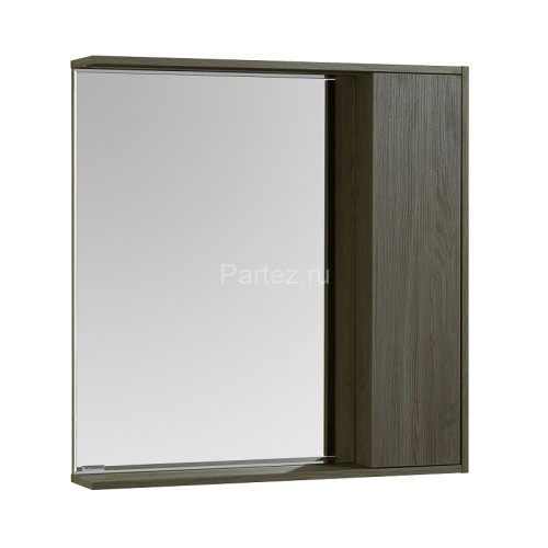Зеркало-шкаф AQUATON Стоун 80 правая, Грецкий орех (1A228302SXC80)