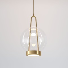 Подвесной светильник Eurosvet 50267/1 LED латунь