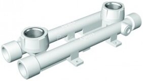 Универсальный настененный комплект для смесителя PPR 25х1/2" Aquapipe