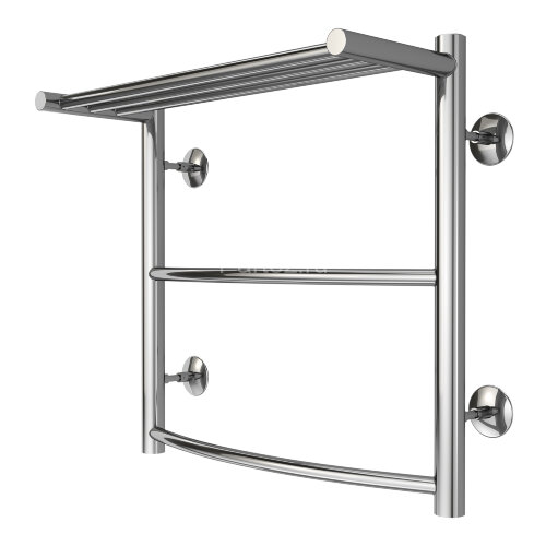 Полотенцесушитель водяной AZARIO VERONA 500/500 с полкой, 2 секции, нижнее/диагональное подключение,