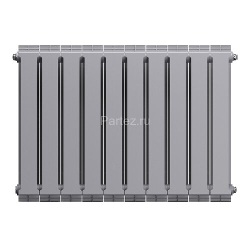 Биметаллический радиатор Royal Thermo PianoForte  500/100-10 (Silver Satin)