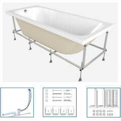 Монтажный комплект для ванны Santek Ламма 180х70 белый (1WH501764)