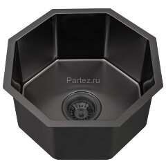 Мойка D400B Octavia MELANA Profline 1,2/200 ЧЕРНАЯ врезная фигурная D400B