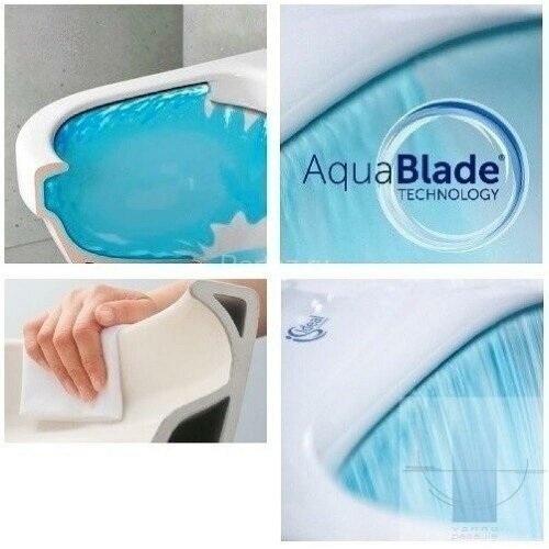 Промо-комплект Ideal Standard Tesi Aqua Blade Подвесной унитаз с инсталляцией, с сиденьем Микролифт 