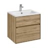 Тумба под раковину Aquaton Либерти 60, 2 ящика, дуб эльвезия (1A279401LYC70)