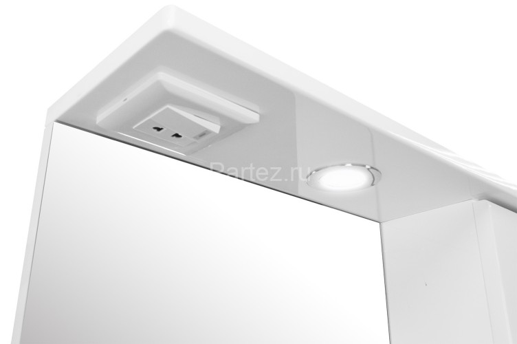 Зеркало-шкаф Loranto Karina 60 600х745х170 подвесной, с подсветкой, правосторонний, белый (CS0008650