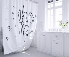 Шторка для ванны Fixsen Teddy Oops Белая ( FX-2505)