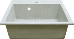 Кухонная мойка AZARIO Litos 570x505x200 искусственный мрамор, цвет Светло серый (CS00078328)