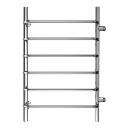 Полотенцесушитель водяной AZARIO MODENA 500/800 6 секций, боковое подключение, 1", хром (AZ08558)