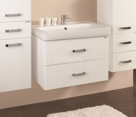 Тумба под раковину AQUATON Америна 80, белая (1A137701AM010)