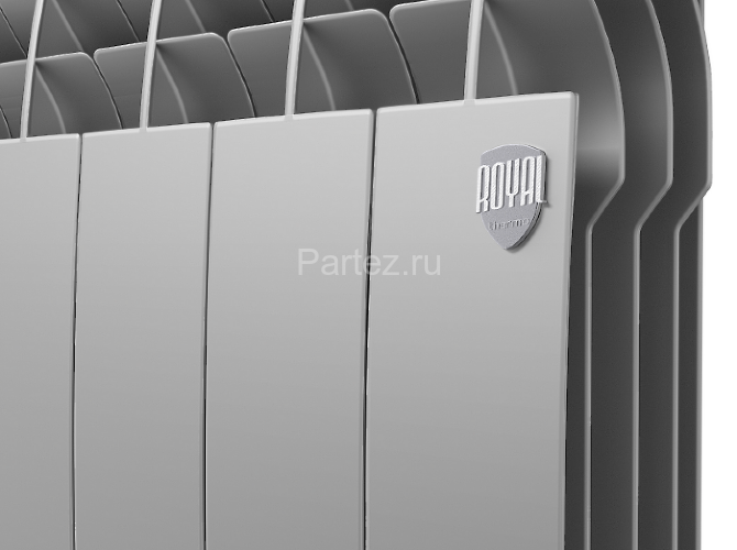 Радиатор Royal Thermo BiLiner 500 /Silver Satin VR - 12 секц.
