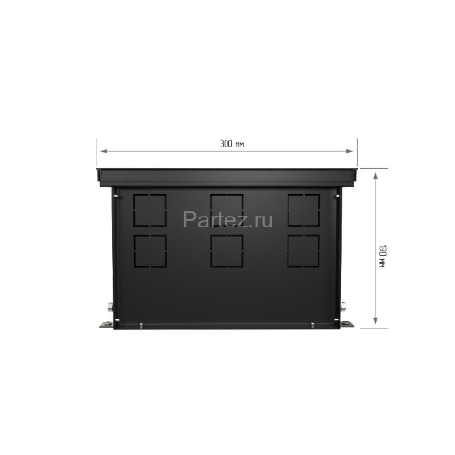 Конвектор внутрипольный Royal Thermo ATRIUM-190/300/2800-DG-U-AU