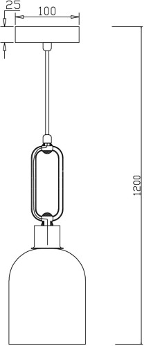 Подвесной светильник Freya FR5178PL-01N