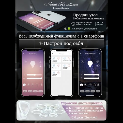 Потолочная люстра Natali Kovaltseva LED LAMPS 81193