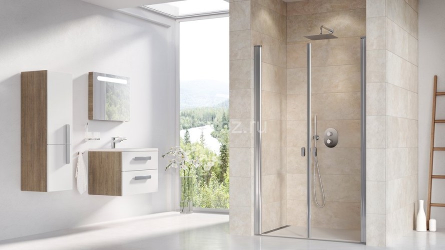 Душевая дверь Ravak CHROME распашная 110.5х195, толщина полотна 6мм , цвет профиля хром