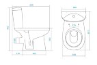 Унитаз-компакт Santek Анимо с сидением стандарт (1.WH30.2.132)