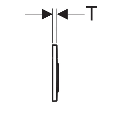 Кнопка смыва Geberit Omega 20, двойной смыв, белый (115.085.KJ.1)