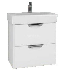 Тумба под раковину AQUATON СИЛЬВА 60 напольная, Дуб Полярный (1A211801SIW70)