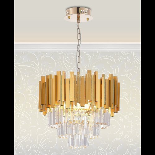Подвесная люстра Natali Kovaltseva BELLEZZA 81427/5C GOLD
