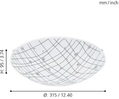 Настенно-потолочный светильник Eglo 96472