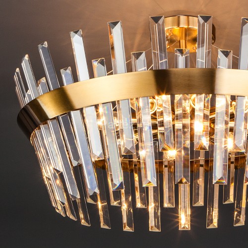 Потолочная люстра Eurosvet 10111/8 золотая бронза