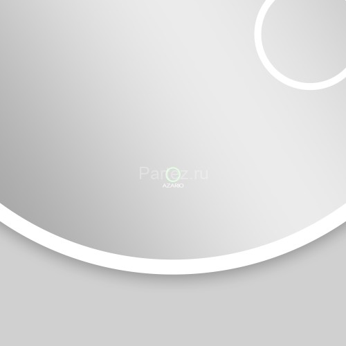 Зеркало AZARIO Talisman D800 с подсветкой, сенсорный выключатель с функцией диммера, алюминиевая рам