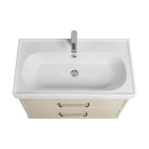 Тумба под раковину Aquaton Нео-Классика 85 2 ящика, белый камень (1A286301NCTG0)