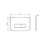 Кнопка смыва Ideal Standard OLEAS™ M3, черная (R0123A6)