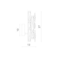 Настенный светильник Divinare 1684/01 AP-1