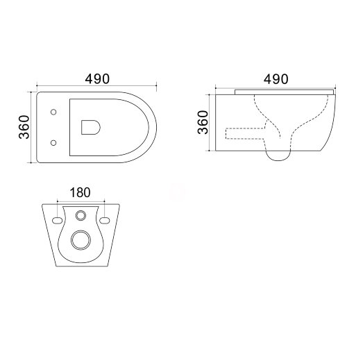 Сет AZARIO инсталляция с панелью смыва + унитаз Geno с сиденьем микролифт+клавиша-0031