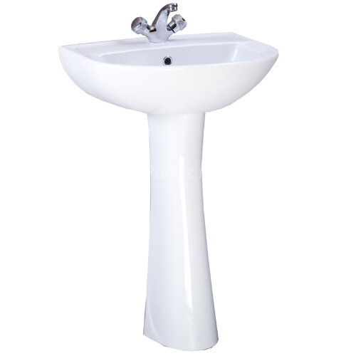 Раковина Santeri Виктория, 55х55, белая (1.3111.6.S00.11B.0)