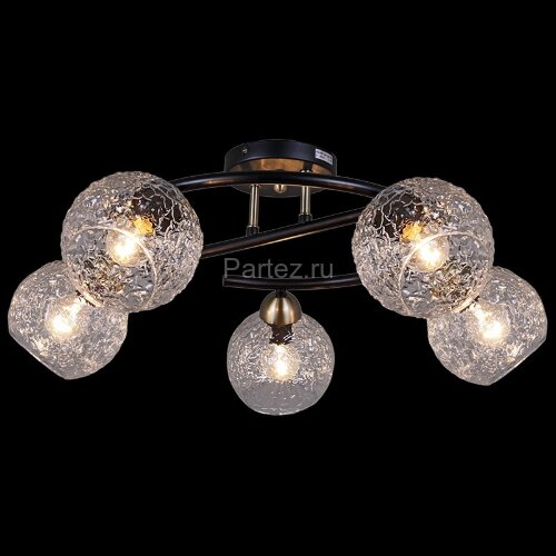 Потолочная люстра ILLUMICO IL0296-5CSQ-79 BK AB