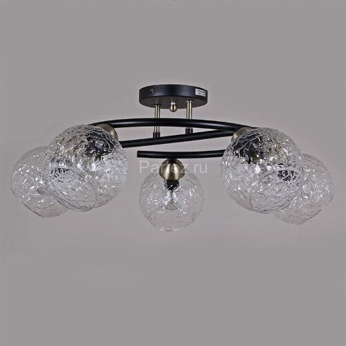 Потолочная люстра ILLUMICO IL0296-5CSQ-79 BK AB