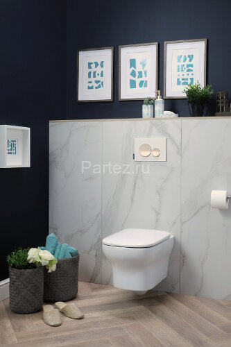 Комплект унитаза с инсталляцией Jacob Delafon Vox с сиденьем Микролифт и клавишей смыва хром (E21746