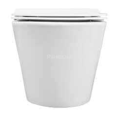 Унитаз подвесной Creo Ceramique 360х520х365 с системой смыва "Tornado", в комплекте с быстросъемным 