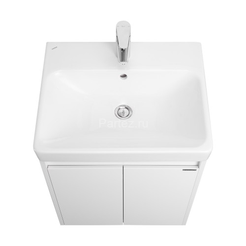 Тумба под раковину AQUATON Сканди 55 Doors универсальная, белый (1A278801SD010)