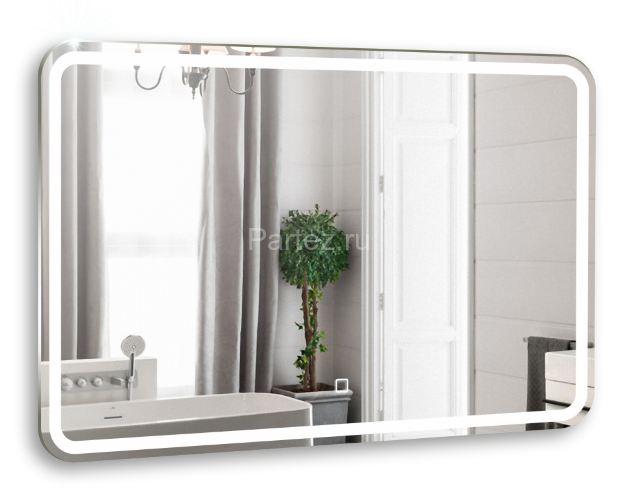 Зеркало AZARIO Давид 800х550 c подсветкой и диммером, сенсорный выключатель (LED-00002533)
