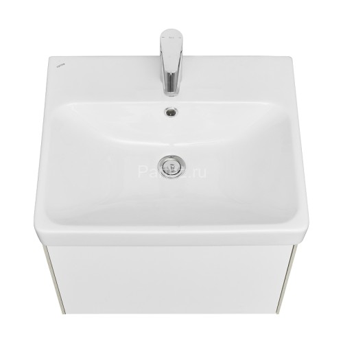 Тумба под раковину AQUATON Асти 55 подвесная, белая (1A263101AXD70)