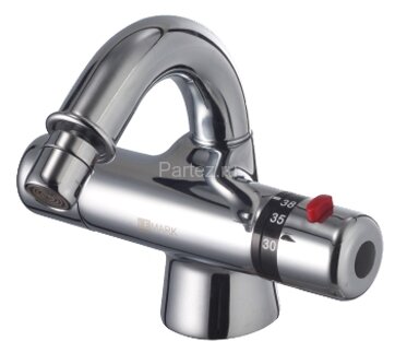 Смеситель для умывальника термостатический Lemark Thermo LM7738C