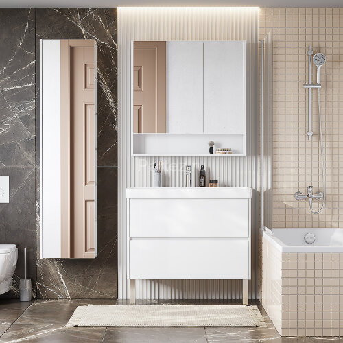 Тумба под раковину Aquaton Сканди 90 882x579x427 Белая (1A251901SD010)