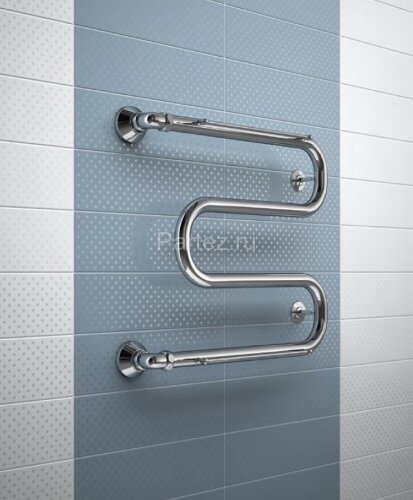 Полотенцесушитель водяной Маргроид М-образный "Вид 38" 50х50, хром