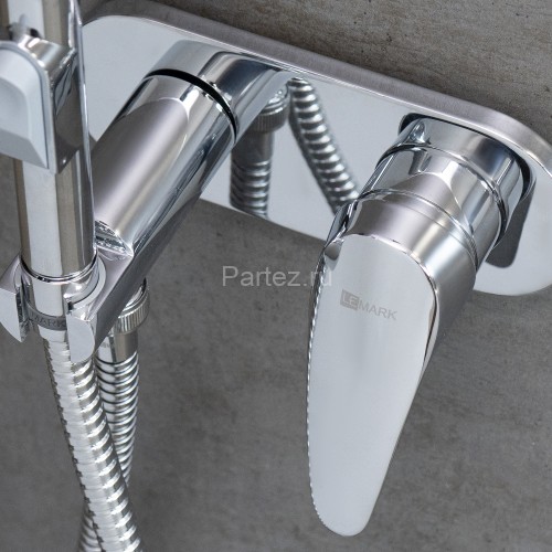 Смеситель Lemark Linara LM0419C с гигиеническим душем, встраиваемый