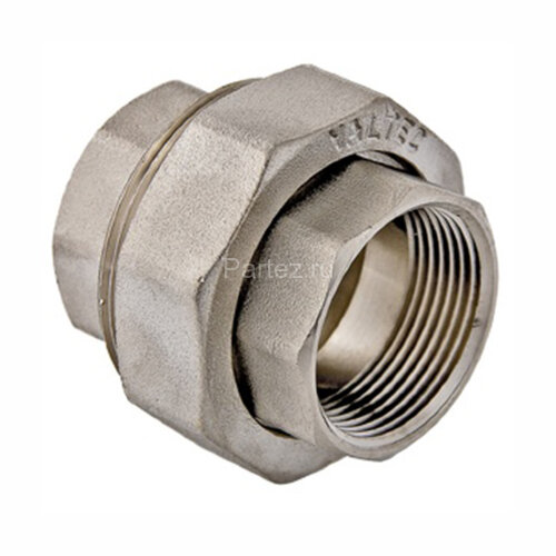 Американка прямая хромированная ВР 1" VALTEC