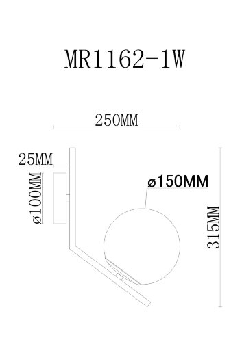 Бра MyFar MR1162-1W