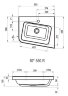 Раковина Ravak 10° 550 R, белая (XJIP1155000)