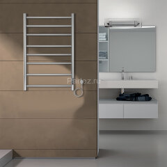 Полотенцесушитель электрический AZARIO PARMA 500/800 8 секций, диммер справа, хром (AZ10858)